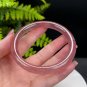 Light Red Strawberry Crystal Bangle 60MM Icy Translucent Round