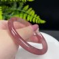 Light Red Strawberry Crystal Bangle 60MM Icy Translucent Round