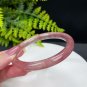 Light Red Strawberry Crystal Bangle 60MM Icy Translucent Round