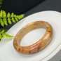 Mexican Crazy Agate Bangle 56MM Porcelain Luster Crystallization Multicolored