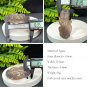 Gray Agate Bangle 63MM High Icy Translucent Clean Hand Carved Hollow Nine Tailed Fox