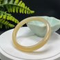 Madagascar Golden Agate Bangle 63MM Icy Translucent