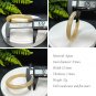 Madagascar Golden Agate Bangle 63MM Icy Translucent