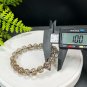 Black Gold Super Seven Quartz Beaded Bracelet 10mm Icy Clean Shining Old Mine