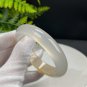 Light Champagne Golden Agate Bangle 53MM High Icy Transparent Clean