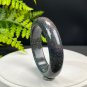 Rare Australian Black Opal Bangle 56MM Dreamy Colorful Sparkling Certificated