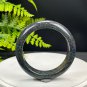 Rare Australian Black Opal Bangle 56MM Dreamy Colorful Sparkling Certificated