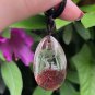Brazilian Red Phantom Quartz Pendant Hand Intaglio Meditation Enlightenment Wu Dao