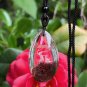 Brazilian Red Phantom Quartz Pendant Hand Intaglio Meditation Enlightenment Wu Dao