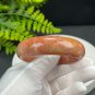 Orange Pink Fossilized Coral Bangle 58MM Jadeification Pearl Flowers Phoenix Tail