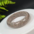 Feldspar Bangle 57MM Porcelain Luster Crystallization Flesh Pink Green