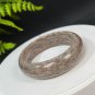 Feldspar Bangle 57MM Porcelain Luster Crystallization Flesh Pink Green
