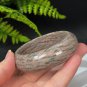 Feldspar Bangle 57MM Porcelain Luster Crystallization Flesh Pink Green