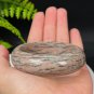 Feldspar Bangle 57MM Porcelain Luster Crystallization Flesh Pink Green