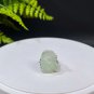 Raw Green Crystal Ring Adjustable Freeform Flake Ice Silver S925 Handmade