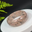 Feldspar Bangle 58+MM Porcelain Luster Crystallization Flesh Pink