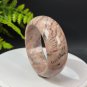Feldspar Bangle 58+MM Porcelain Luster Crystallization Flesh Pink