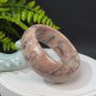 Feldspar Bangle 58+MM Porcelain Luster Crystallization Flesh Pink