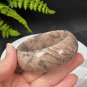 Feldspar Bangle 58+MM Porcelain Luster Crystallization Flesh Pink