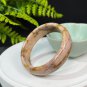 Ocean Jasper Bangle 55MM Old Mine Crystallization Multicolored Oil Painting Style