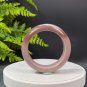 Alxa Agate Bangle 57MM Porcelain Luster Crystallization Gradient Medium Pink Floating Celestial Eye