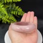 Alxa Agate Bangle 57MM Porcelain Luster Crystallization Gradient Medium Pink Floating Celestial Eye