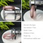 Alxa Agate Bangle 57MM Porcelain Luster Crystallization Gradient Medium Pink Floating Celestial Eye