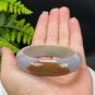 Ocean Jasper Bangle 53MM Old Mine Porcelain Luster Crystallization Taro Purple Green Celestial Eye