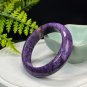 Purple Charoite Bangle 52+MM Porcelain Luster Crystallization
