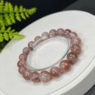 Alxa Agate Beaded Bracelet 10.5mm Porcelain Luster Fragmentary Crystallization