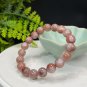 Alxa Agate Beaded Bracelet 10.5mm Porcelain Luster Fragmentary Crystallization