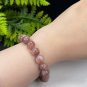 Alxa Agate Beaded Bracelet 10.5mm Porcelain Luster Fragmentary Crystallization