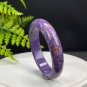 Purple Charoite Bangle 55MM Porcelain Luster Crystallization