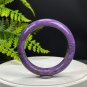Purple Charoite Bangle 55MM Porcelain Luster Crystallization