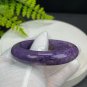 Purple Charoite Bangle 55MM Porcelain Luster Crystallization