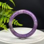 Purple Charoite Bangle 53+MM Porcelain Luster Crystallization