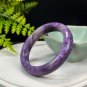Purple Charoite Bangle 53+MM Porcelain Luster Crystallization