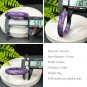 Purple Charoite Bangle 53+MM Porcelain Luster Crystallization