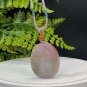 Yanyuan Agate Pendant Necklace Matte Pink Purple Green Hand Carved Carps Lotus &ccedil;��&aelig;&ordm;�&ccedil;��&ccedil;��