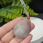 Yanyuan Agate Pendant Necklace Matte Pink Purple Green Hand Carved Carps Lotus &ccedil;��&aelig;&ordm;�&ccedil;��&ccedil;��