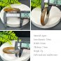 Madagascar Agate Bangle 53MM Icy Translucent Gradient Honey Sugar Gray