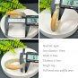 Light Champagne Gray Agate Bangle 53MM Icy Translucent Cream-colored Celestial Eye