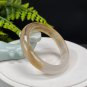 Champagne Golden Agate Bangle 54MM Icy Translucent Dragon Scales Pattern