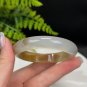 Champagne Golden Agate Bangle 54MM Icy Translucent Dragon Scales Pattern