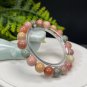 Alxa Agate Beaded Bracelet 10mm Porcelain Luster Jadeification Multicolored