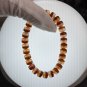 Red Agate Beaded Bracelet Icy Translucent Clean Cornucopia Straight Cut Barrel Beads Stacking