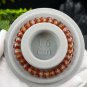 Red Agate Beaded Bracelet Icy Translucent Clean Cornucopia Straight Cut Barrel Beads Stacking