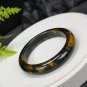 Gradient Blue Yellow Tiger's Eye Bangle 57MM Cornucopia Multi-layer