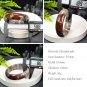 Silicified Jade Bangle 58+MM Porcelain Luster Jadeification Multi-layer Multicolored