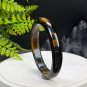 Gradient Blue Yellow Tiger's Eye Bangle 64MM Cornucopia Multi-layer